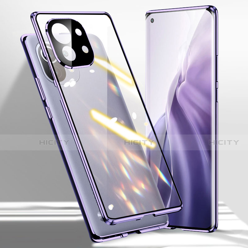 Funda Bumper Lujo Marco de Aluminio Espejo 360 Grados Carcasa M01 para Xiaomi Mi 11 Lite 5G