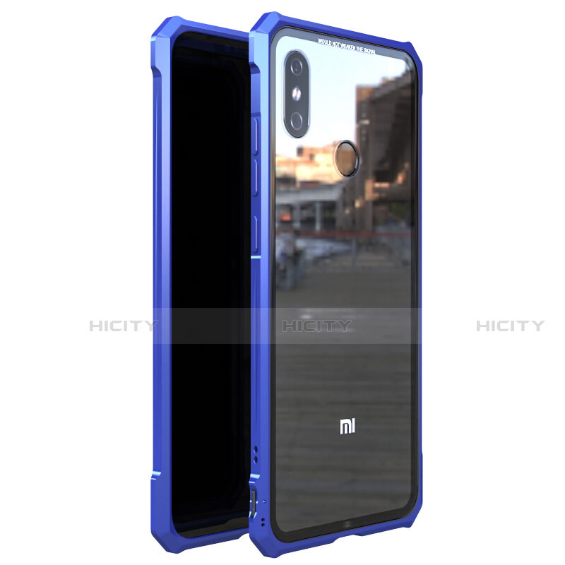 Funda Bumper Lujo Marco de Aluminio Espejo 360 Grados Carcasa M01 para Xiaomi Mi 8