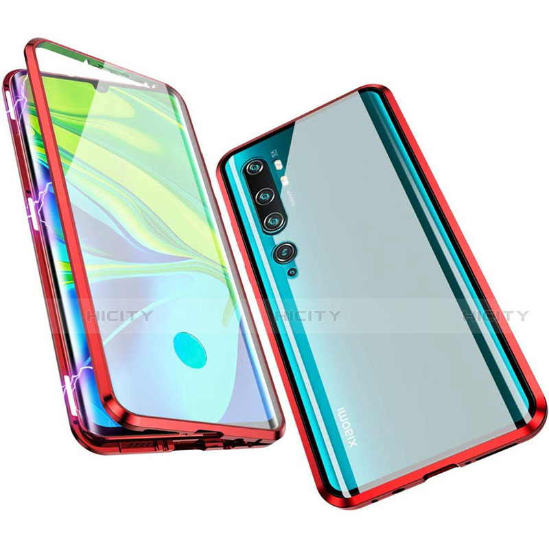 Funda Bumper Lujo Marco de Aluminio Espejo 360 Grados Carcasa M01 para Xiaomi Mi Note 10 Pro