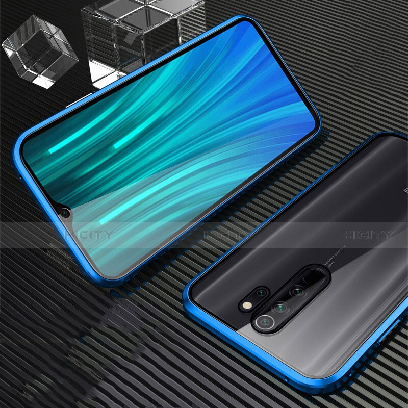 Funda Bumper Lujo Marco de Aluminio Espejo 360 Grados Carcasa M01 para Xiaomi Redmi Note 8 Pro