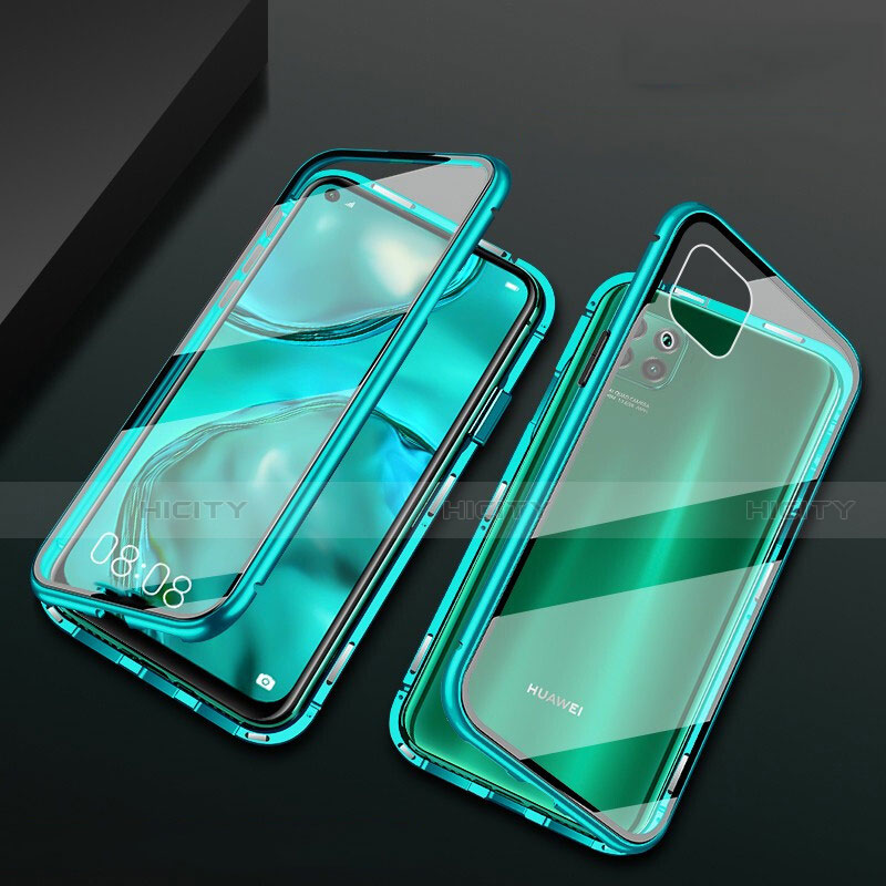 Funda Bumper Lujo Marco de Aluminio Espejo 360 Grados Carcasa M02 para Huawei P40 Lite