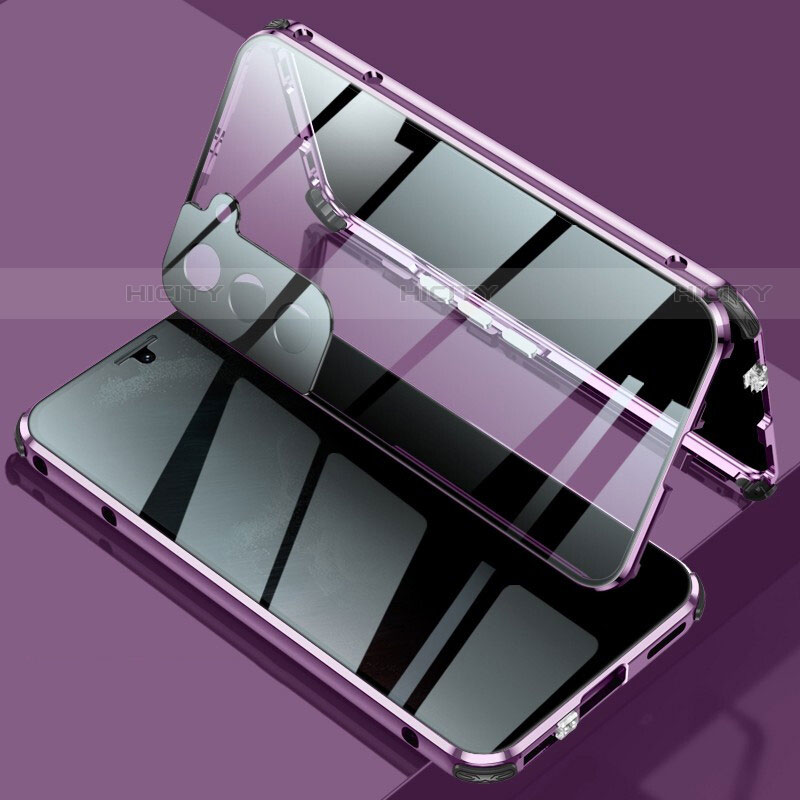 Funda Bumper Lujo Marco de Aluminio Espejo 360 Grados Carcasa M02 para Samsung Galaxy S21 FE 5G