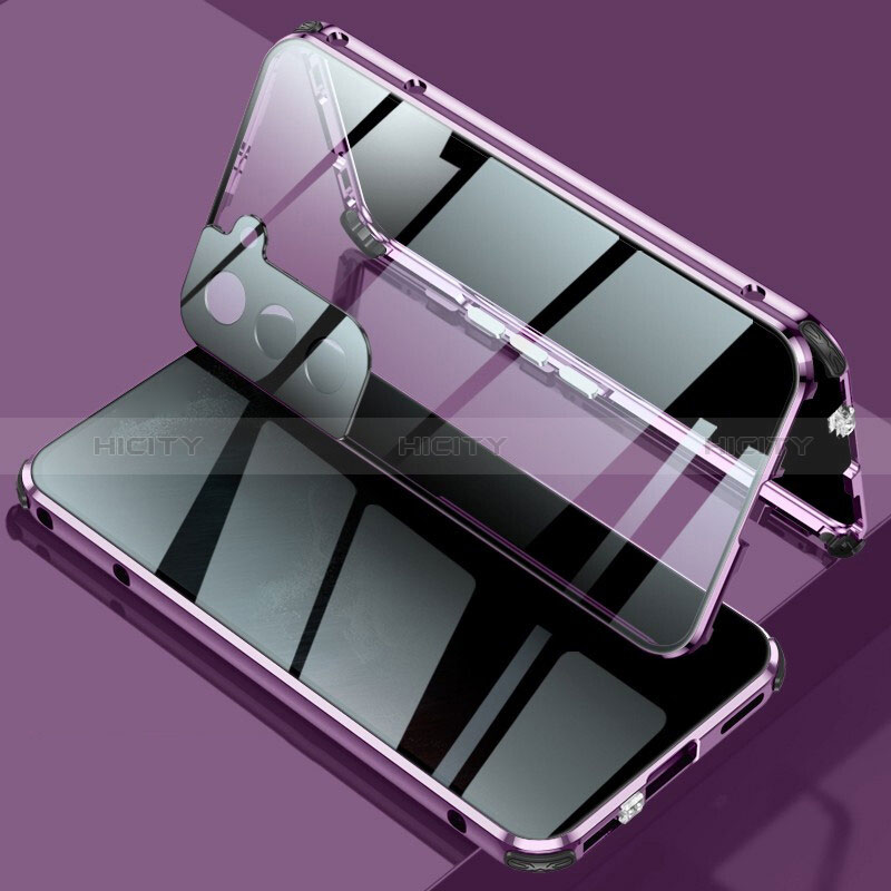 Funda Bumper Lujo Marco de Aluminio Espejo 360 Grados Carcasa M02 para Samsung Galaxy S24 Plus 5G