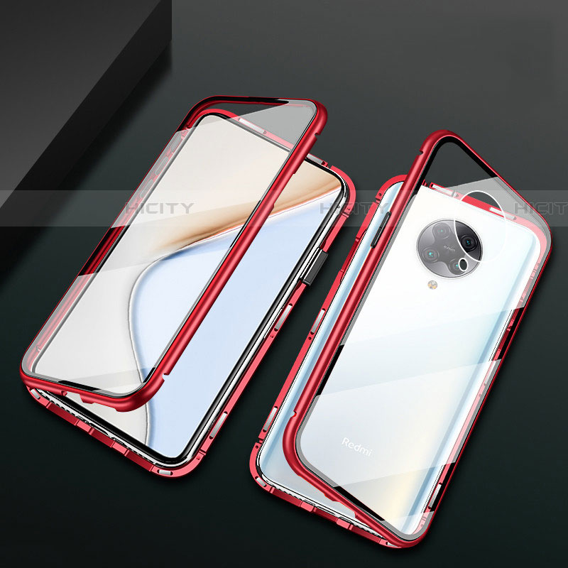 Funda Bumper Lujo Marco de Aluminio Espejo 360 Grados Carcasa M02 para Xiaomi Poco F2 Pro