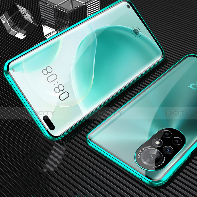 Funda Bumper Lujo Marco de Aluminio Espejo 360 Grados Carcasa M04 para Huawei Nova 8 Pro 5G