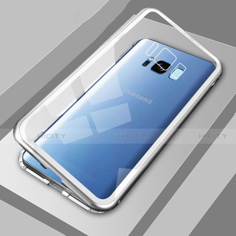 Funda Bumper Lujo Marco de Aluminio Espejo 360 Grados Carcasa M04 para Samsung Galaxy S8