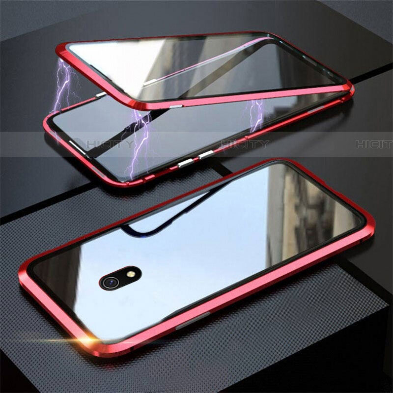 Funda Bumper Lujo Marco de Aluminio Espejo 360 Grados Carcasa M04 para Xiaomi Redmi 8A