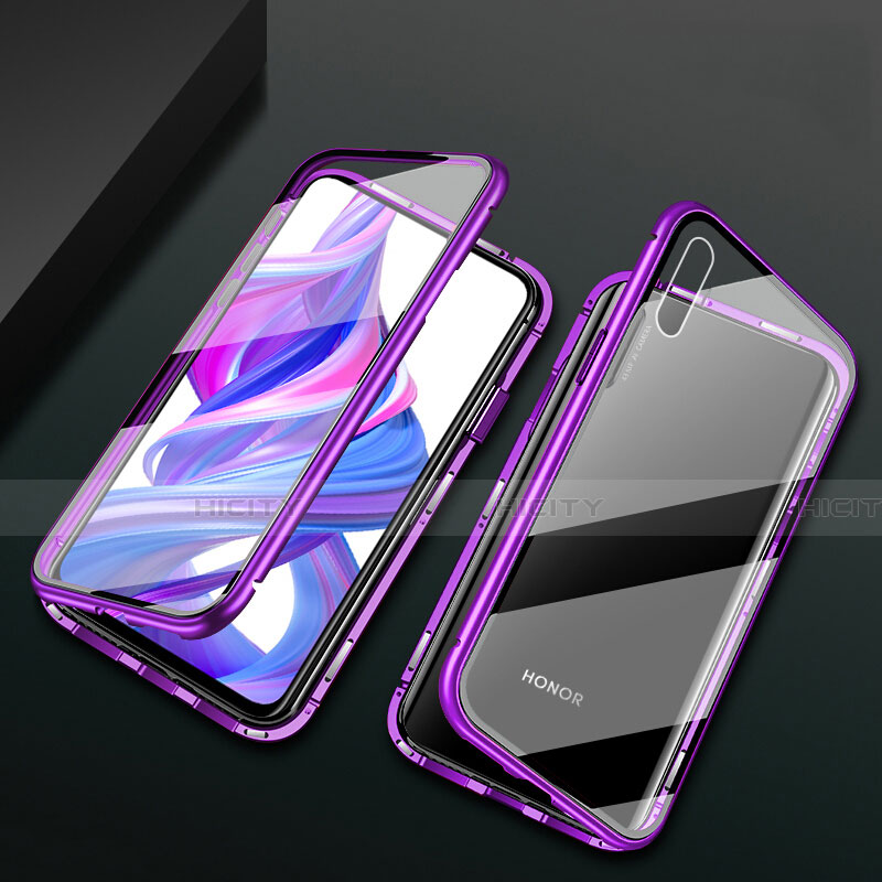 Funda Bumper Lujo Marco de Aluminio Espejo 360 Grados Carcasa M05 para Huawei P Smart Z (2019)