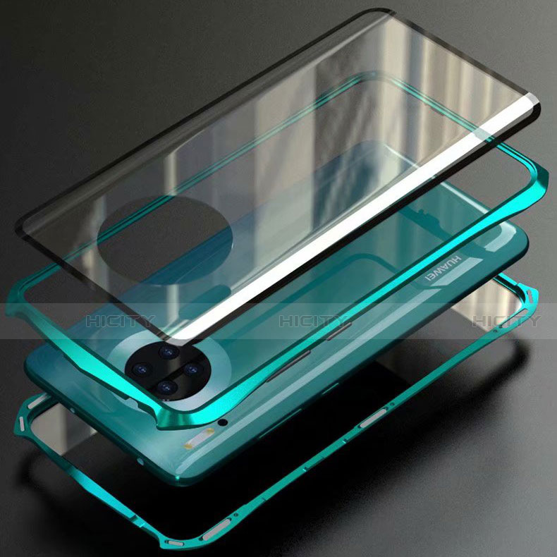 Funda Bumper Lujo Marco de Aluminio Espejo 360 Grados Carcasa M06 para Huawei Mate 30