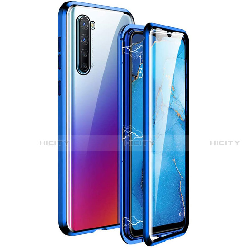 Funda Bumper Lujo Marco de Aluminio Espejo 360 Grados Carcasa M06 para Oppo K7 5G