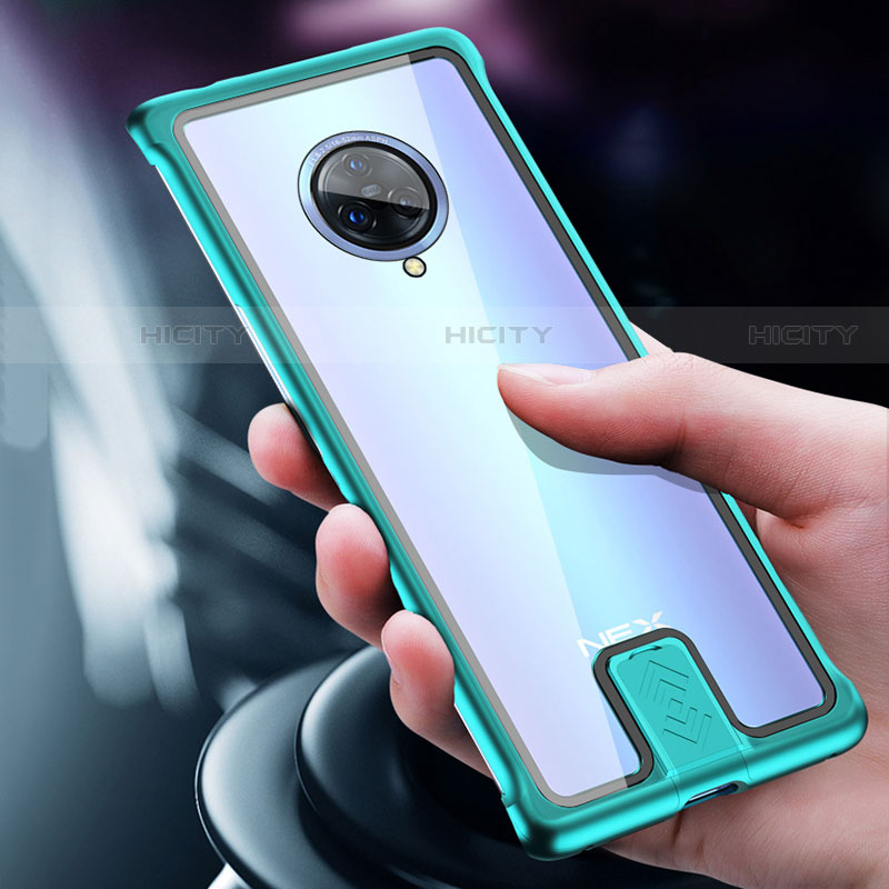 Funda Bumper Lujo Marco de Aluminio Espejo 360 Grados Carcasa M07 para Vivo Nex 3 5G