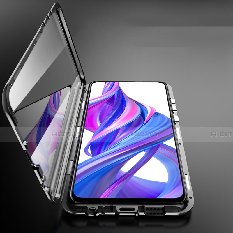 Funda Bumper Lujo Marco de Aluminio Espejo 360 Grados Carcasa M09 para Huawei P Smart Z (2019)