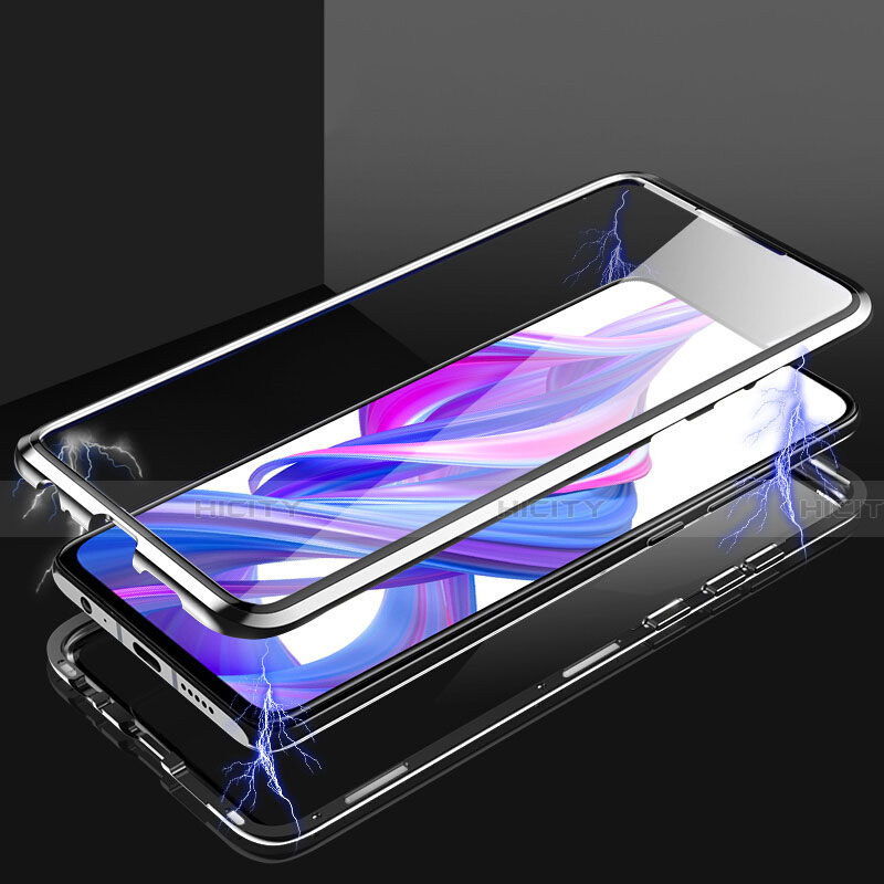 Funda Bumper Lujo Marco de Aluminio Espejo 360 Grados Carcasa M09 para Huawei P Smart Z (2019)