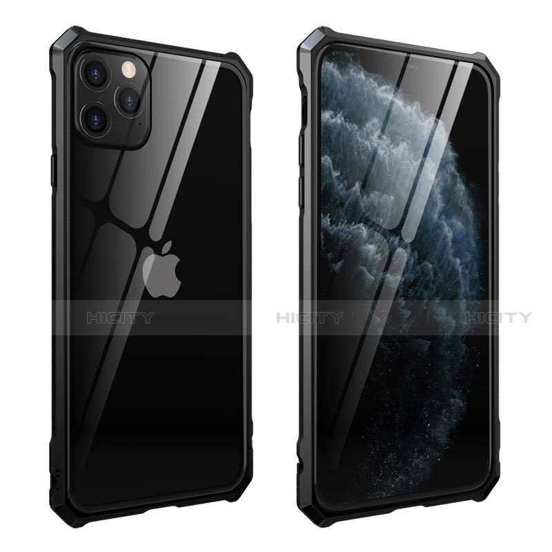 Funda Bumper Lujo Marco de Aluminio Espejo 360 Grados Carcasa M15 para Apple iPhone 11 Pro