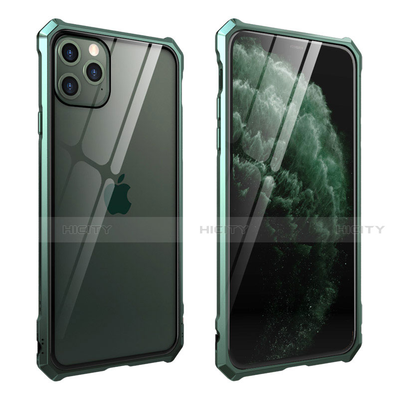 Funda Bumper Lujo Marco de Aluminio Espejo 360 Grados Carcasa M15 para Apple iPhone 11 Pro