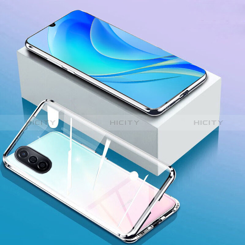 Funda Bumper Lujo Marco de Aluminio Espejo 360 Grados Carcasa P01 para Huawei Enjoy 50