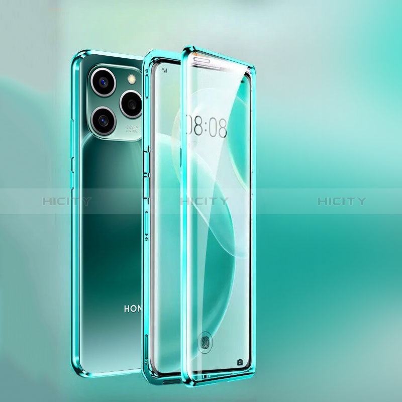 Funda Bumper Lujo Marco de Aluminio Espejo 360 Grados Carcasa P01 para Huawei Honor 60 SE 5G