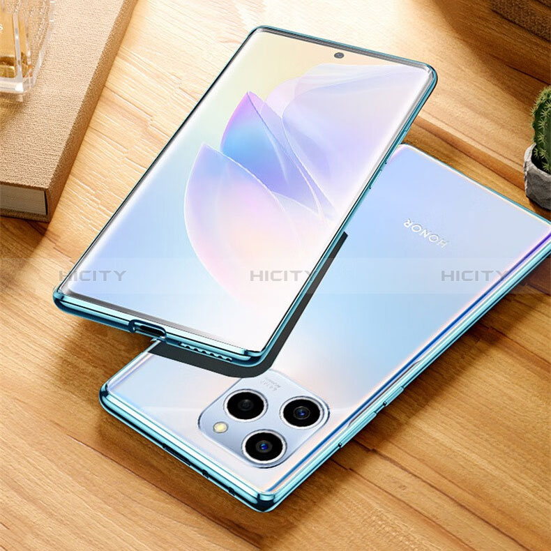 Funda Bumper Lujo Marco de Aluminio Espejo 360 Grados Carcasa P01 para Huawei Honor 60 SE 5G