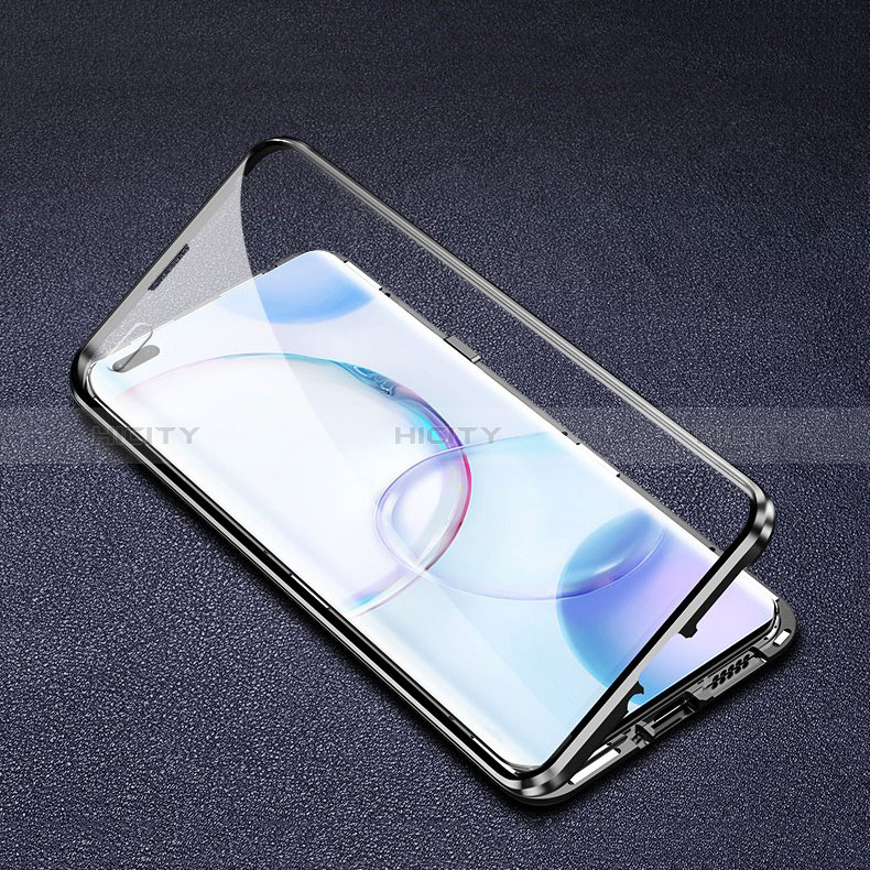 Funda Bumper Lujo Marco de Aluminio Espejo 360 Grados Carcasa P01 para Huawei Nova 9 Pro