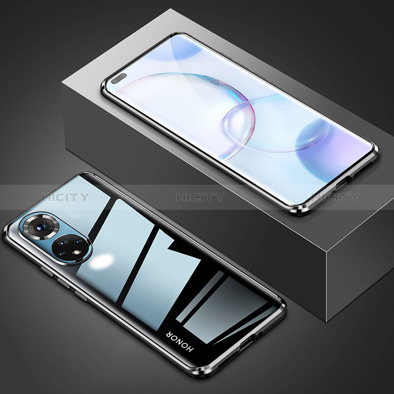 Funda Bumper Lujo Marco de Aluminio Espejo 360 Grados Carcasa P01 para Huawei Nova 9 Pro