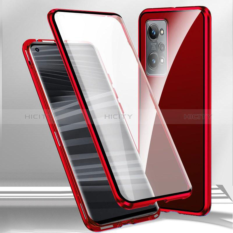 Funda Bumper Lujo Marco de Aluminio Espejo 360 Grados Carcasa P01 para Oppo K10 Pro 5G