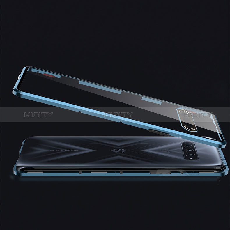 Funda Bumper Lujo Marco de Aluminio Espejo 360 Grados Carcasa P01 para Xiaomi Black Shark 4 5G