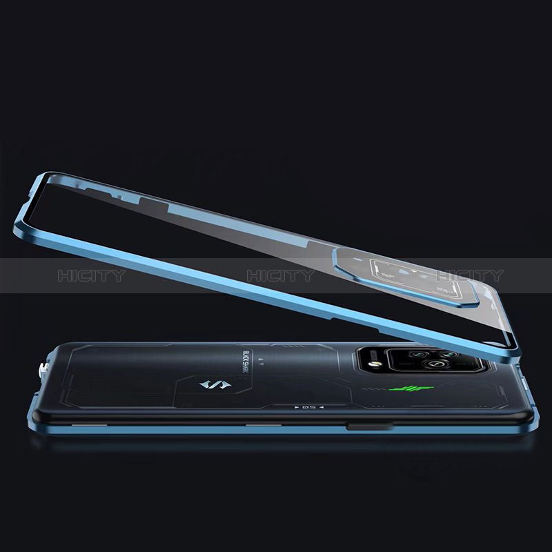 Funda Bumper Lujo Marco de Aluminio Espejo 360 Grados Carcasa P01 para Xiaomi Black Shark 5 5G