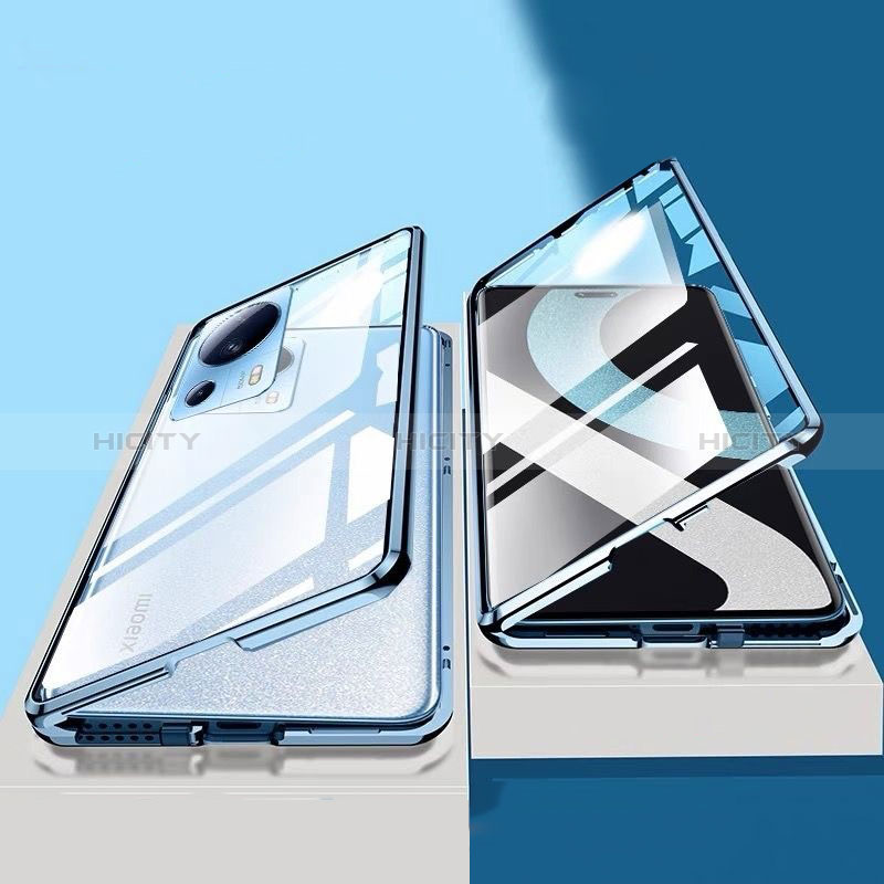 Funda Bumper Lujo Marco de Aluminio Espejo 360 Grados Carcasa P01 para Xiaomi Mi 12 Lite NE 5G