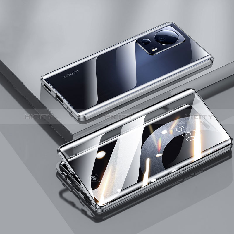 Funda Bumper Lujo Marco de Aluminio Espejo 360 Grados Carcasa P01 para Xiaomi Mi 13 Lite 5G