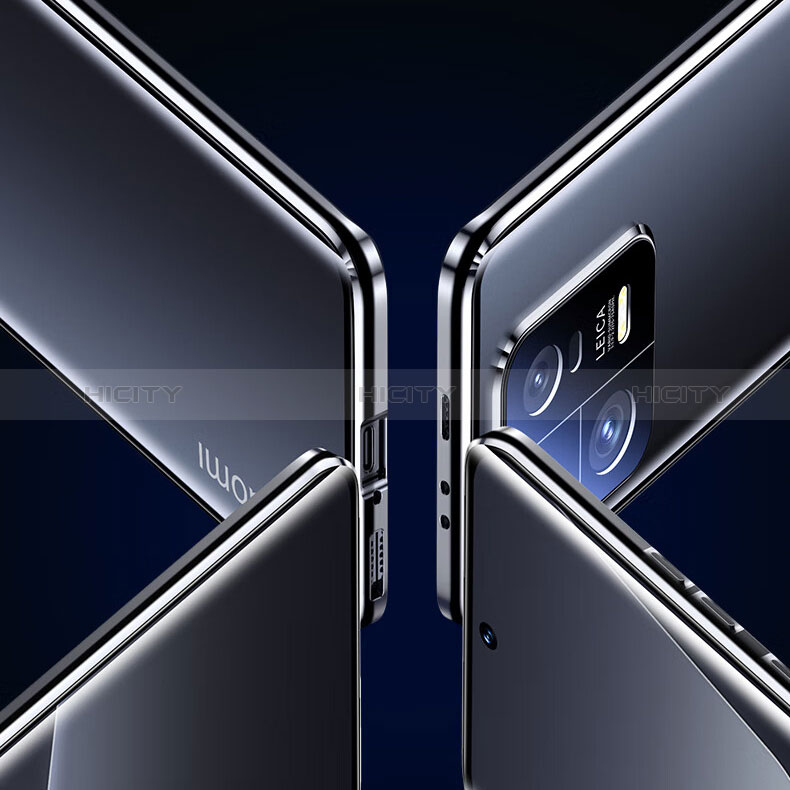 Funda Bumper Lujo Marco de Aluminio Espejo 360 Grados Carcasa P01 para Xiaomi Mi 13 Pro 5G