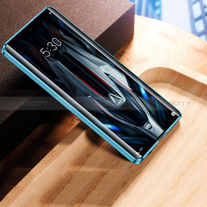 Funda Bumper Lujo Marco de Aluminio Espejo 360 Grados Carcasa P01 para Xiaomi Poco F4 GT 5G