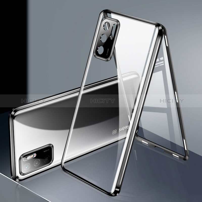 Funda Bumper Lujo Marco de Aluminio Espejo 360 Grados Carcasa P02 para Xiaomi Redmi Note 10T 5G