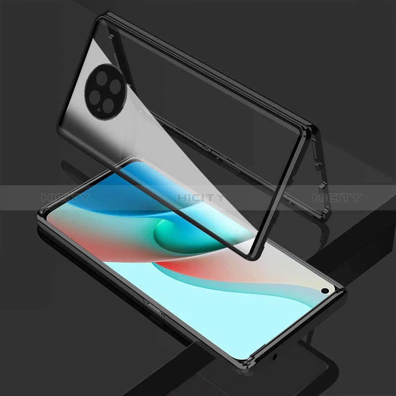 Funda Bumper Lujo Marco de Aluminio Espejo 360 Grados Carcasa P02 para Xiaomi Redmi Note 9 5G