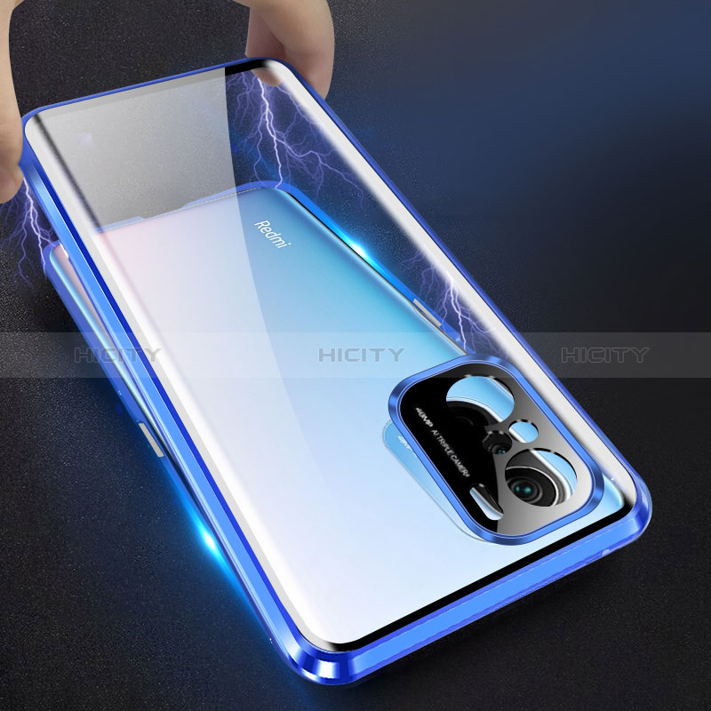 Funda Bumper Lujo Marco de Aluminio Espejo 360 Grados Carcasa P03 para Xiaomi Mi 11X 5G