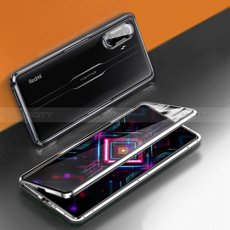 Funda Bumper Lujo Marco de Aluminio Espejo 360 Grados Carcasa P03 para Xiaomi Poco F3 GT 5G