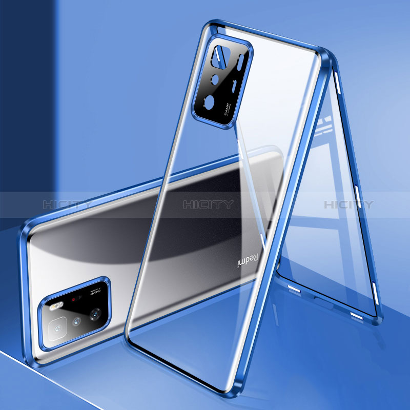 Funda Bumper Lujo Marco de Aluminio Espejo 360 Grados Carcasa P03 para Xiaomi Poco X3 GT 5G