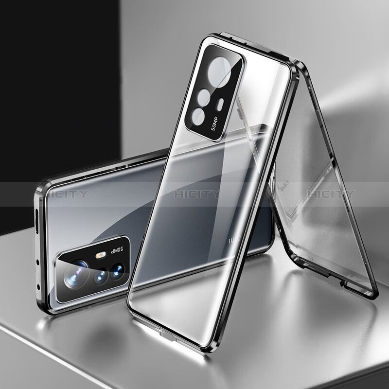 Funda Bumper Lujo Marco de Aluminio Espejo 360 Grados Carcasa P03 para Xiaomi Redmi K50 Ultra 5G