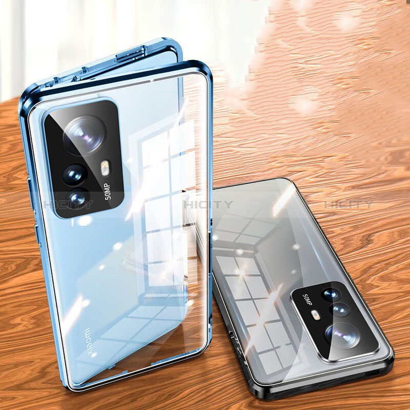 Funda Bumper Lujo Marco de Aluminio Espejo 360 Grados Carcasa P03 para Xiaomi Redmi K50 Ultra 5G