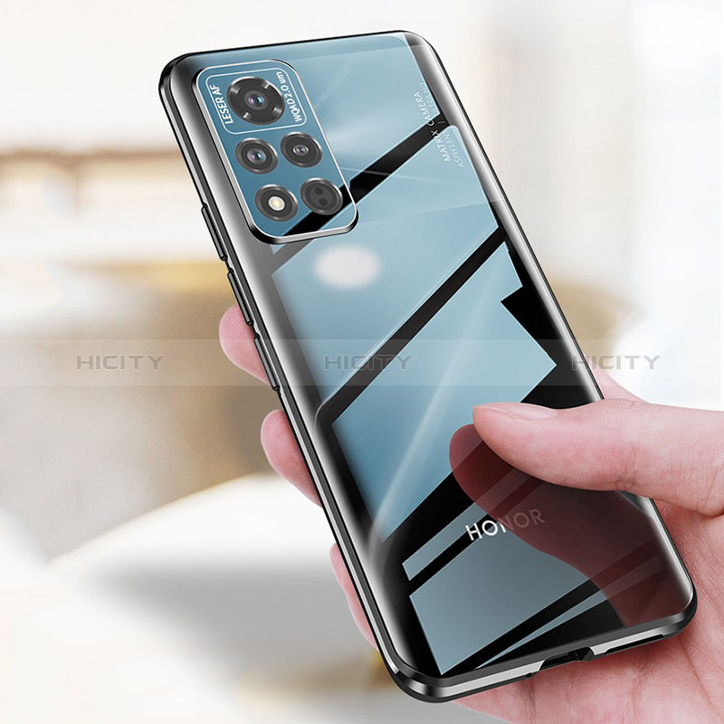 Funda Bumper Lujo Marco de Aluminio Espejo 360 Grados Carcasa P04 para Huawei Honor V40 5G