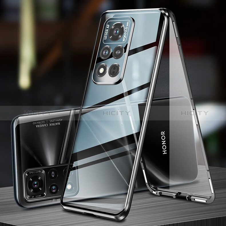 Funda Bumper Lujo Marco de Aluminio Espejo 360 Grados Carcasa P05 para Huawei Honor V40 5G