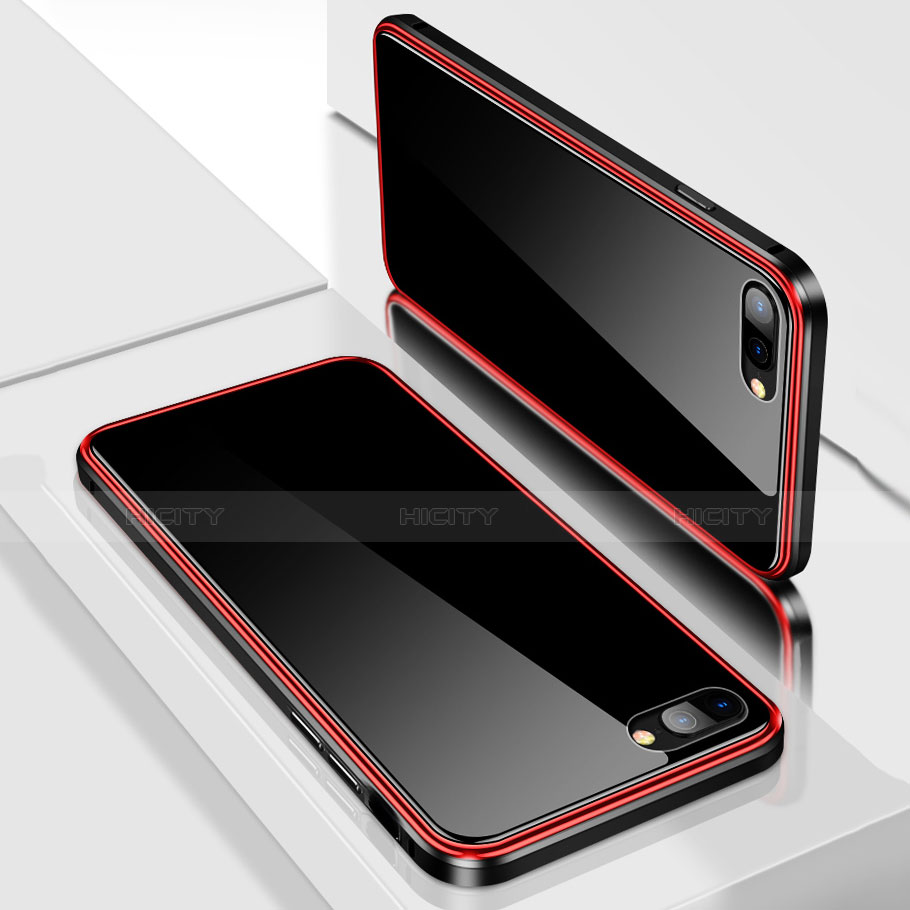Funda Bumper Lujo Marco de Aluminio Espejo 360 Grados Carcasa para Apple iPhone 7 Plus