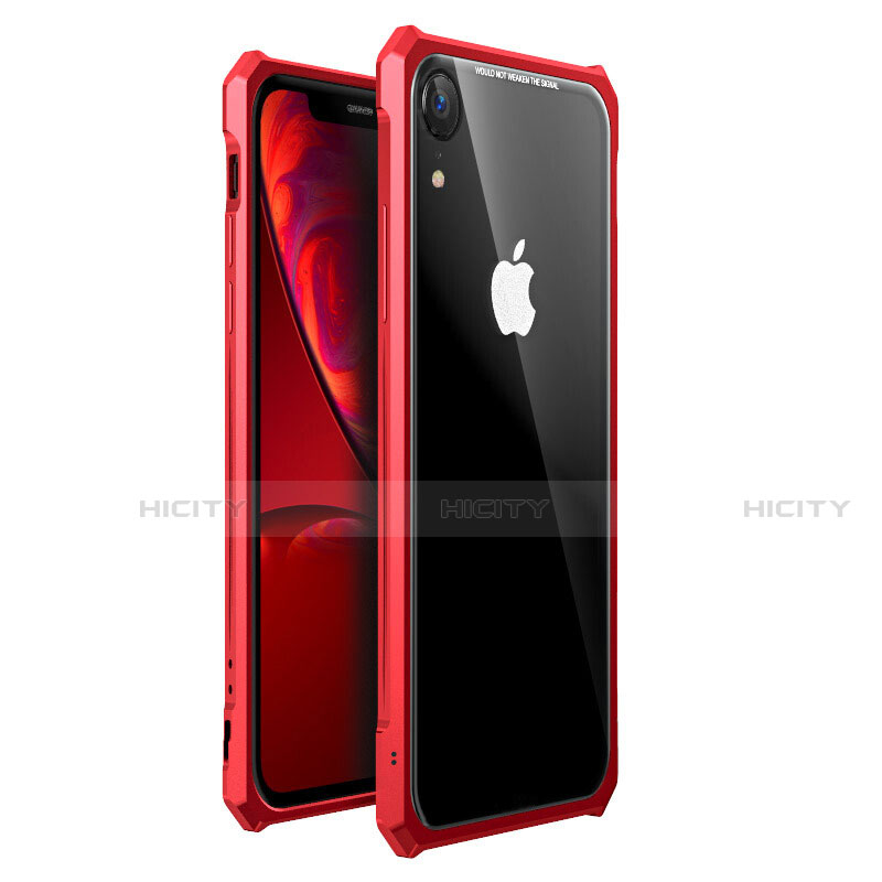 Funda Bumper Lujo Marco de Aluminio Espejo 360 Grados Carcasa para Apple iPhone XR