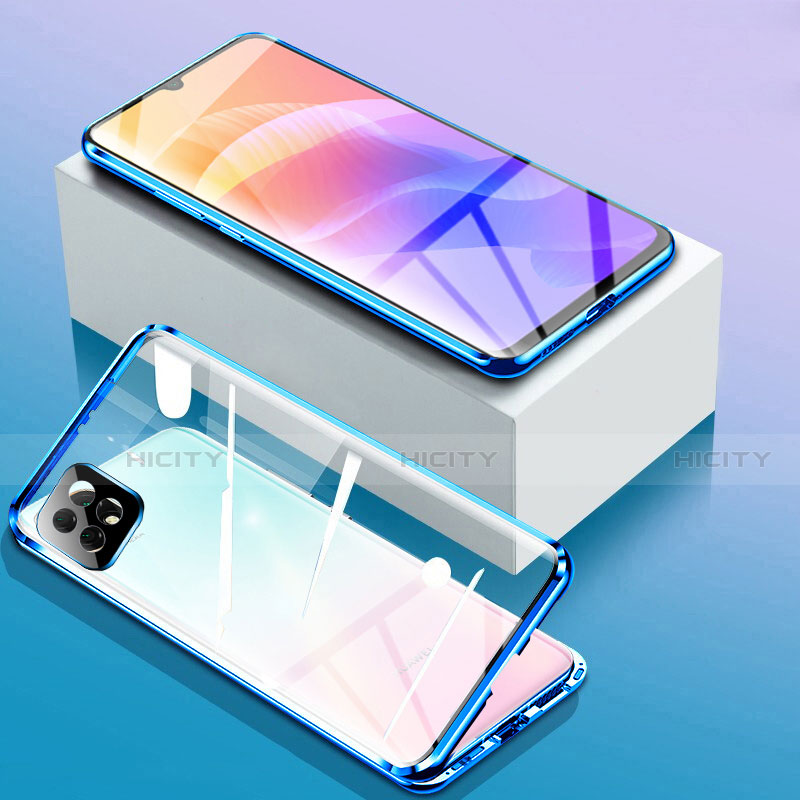 Funda Bumper Lujo Marco de Aluminio Espejo 360 Grados Carcasa para Huawei Enjoy 20 5G