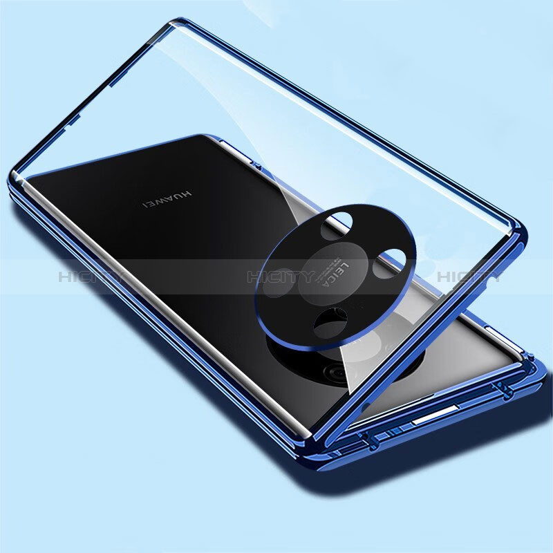 Funda Bumper Lujo Marco de Aluminio Espejo 360 Grados Carcasa para Huawei Enjoy 50 Pro