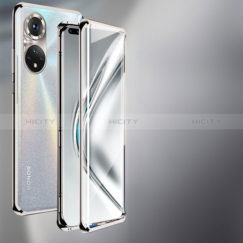 Funda Bumper Lujo Marco de Aluminio Espejo 360 Grados Carcasa para Huawei Honor 50 Pro 5G