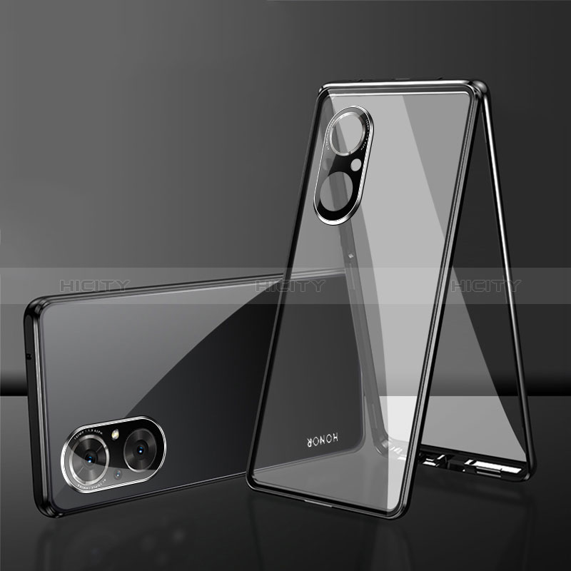 Funda Bumper Lujo Marco de Aluminio Espejo 360 Grados Carcasa para Huawei Honor 50 SE 5G