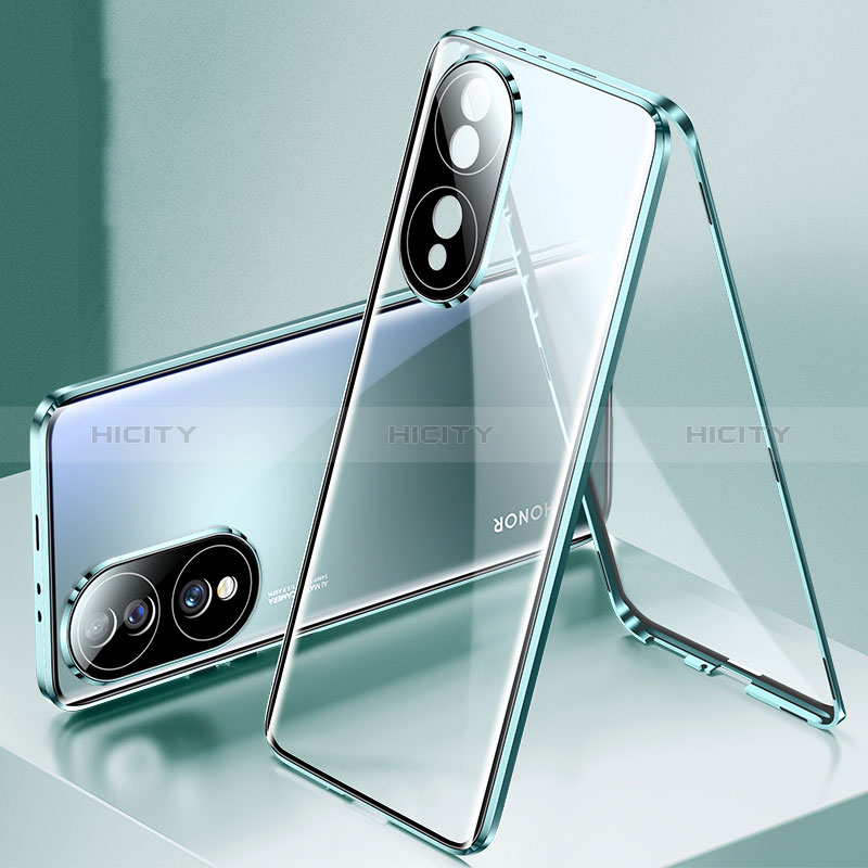 Funda Bumper Lujo Marco de Aluminio Espejo 360 Grados Carcasa para Huawei Honor 70 5G