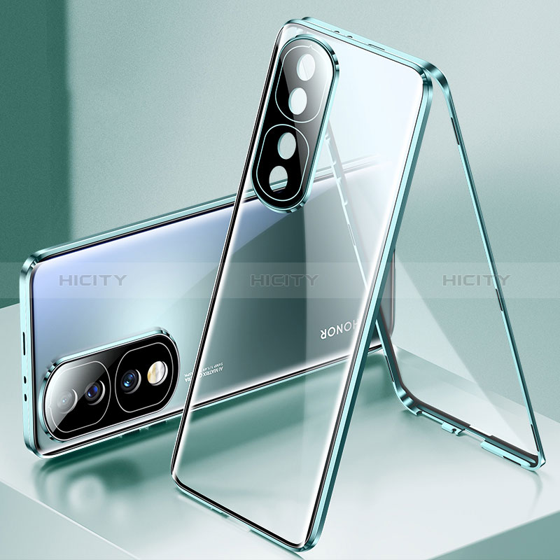 Funda Bumper Lujo Marco de Aluminio Espejo 360 Grados Carcasa para Huawei Honor 70 Pro 5G