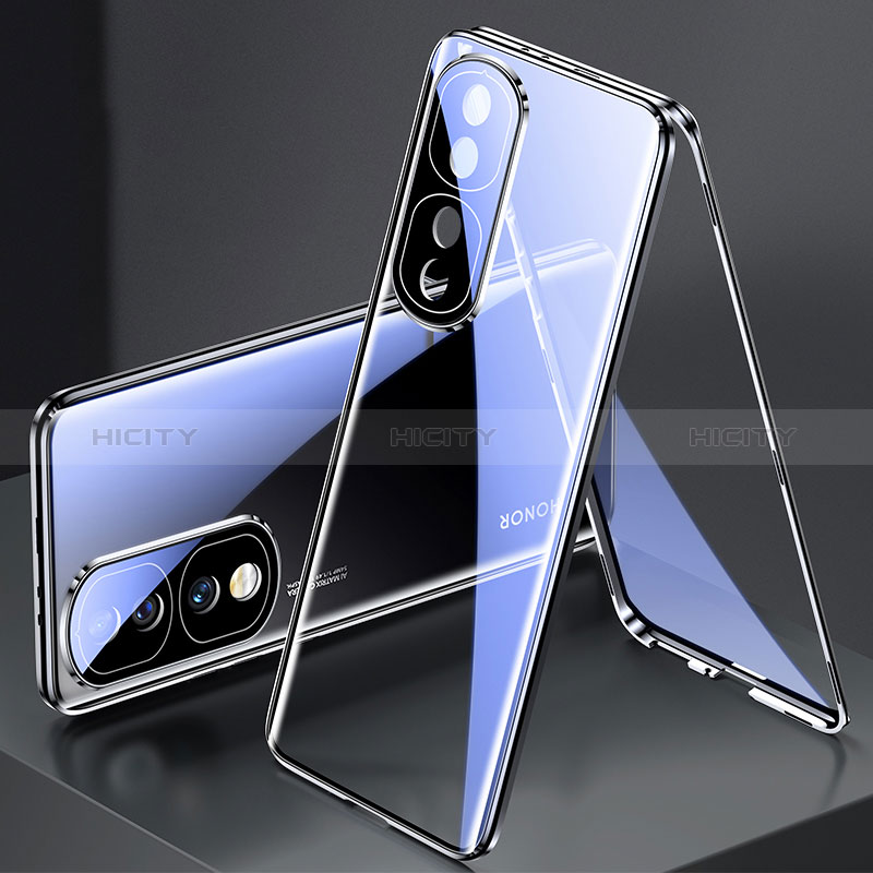 Funda Bumper Lujo Marco de Aluminio Espejo 360 Grados Carcasa para Huawei Honor 70 Pro+ Plus 5G