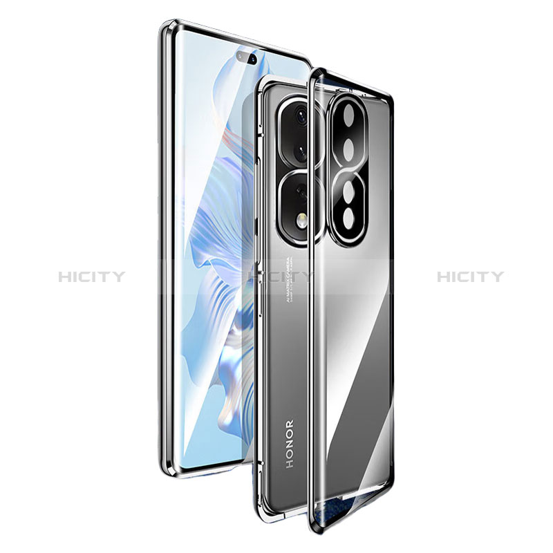 Funda Bumper Lujo Marco de Aluminio Espejo 360 Grados Carcasa para Huawei Honor 80 Pro Flat 5G